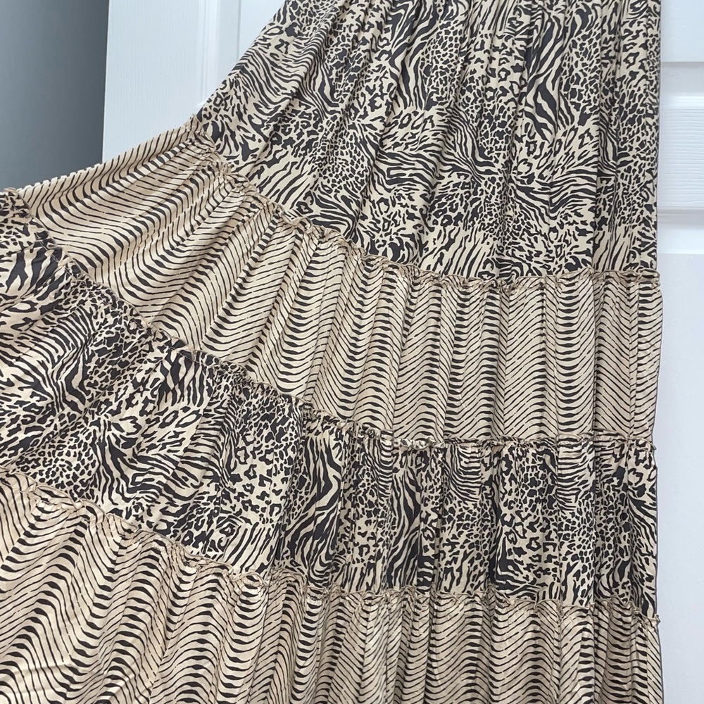 The loft maxi skirt two prints